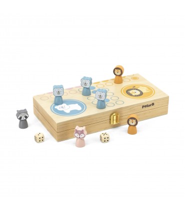 PolarB Ludo wooden board game